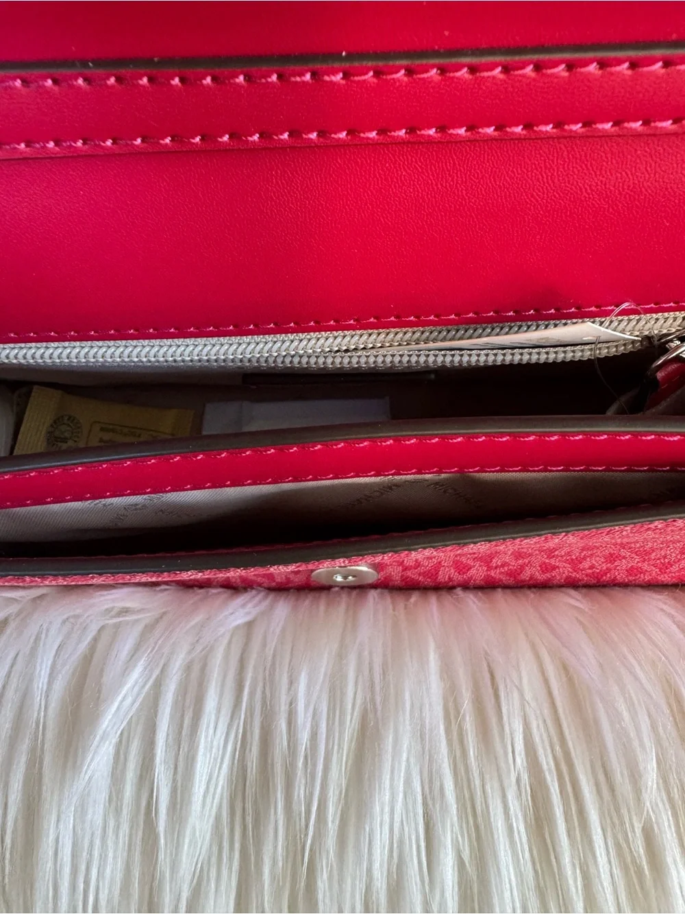 Michael Kors Pink Signature Crossbody Bag